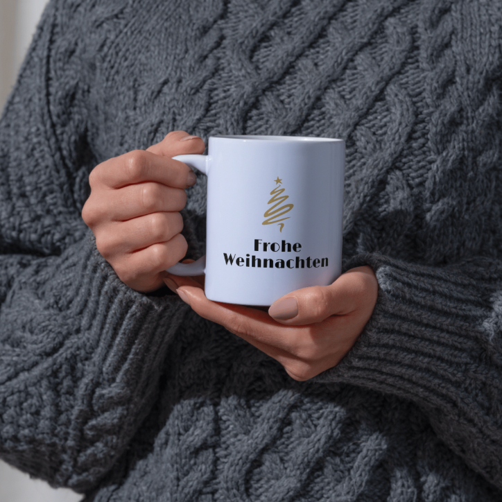Tasse - Frohe Weihnachten Plottarie Manufaktur
