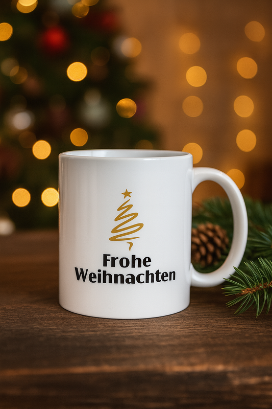 Tasse - Frohe Weihnachten Plottarie Manufaktur
