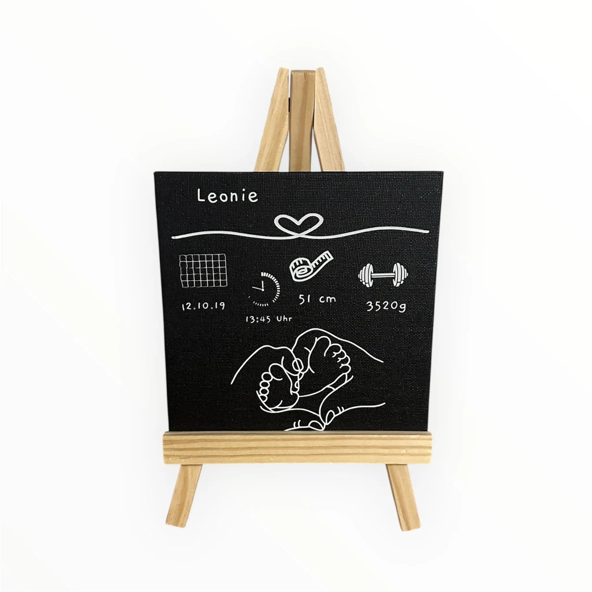 Personalisierbare Mini-Leihnwand Craftskram