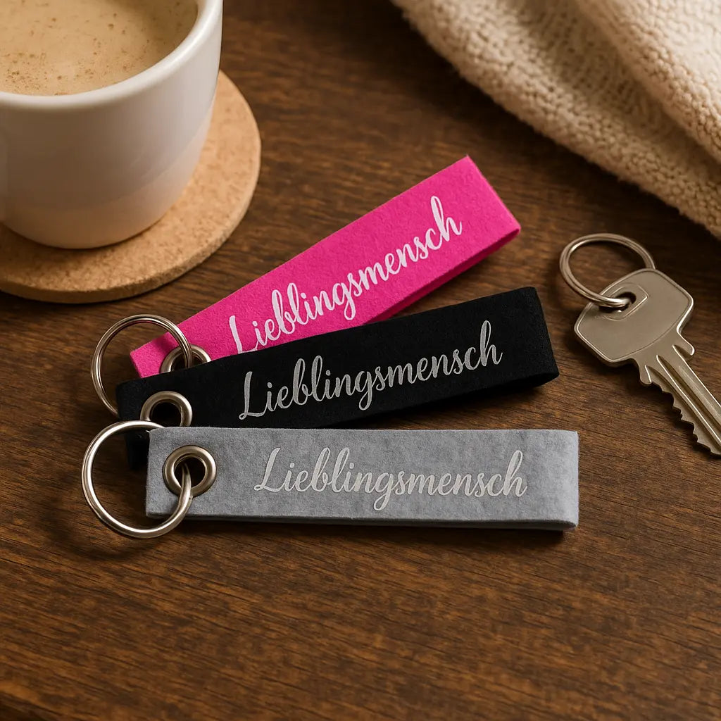 Filz-Schlüsselanhänger Craftskram