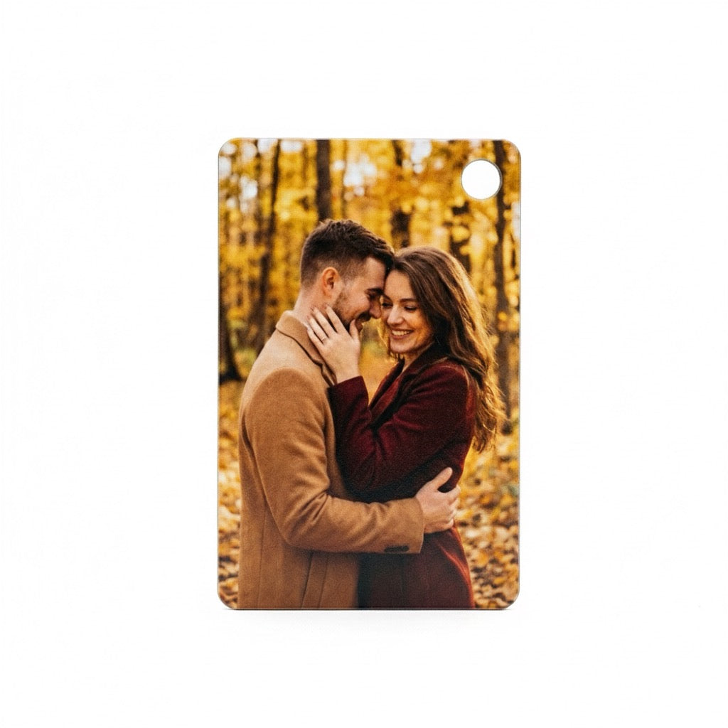 Schlüsselanhänger mit Foto | Fotoschlüsselanhänger | Beidseitig bedruckt Plottarie Manufaktur