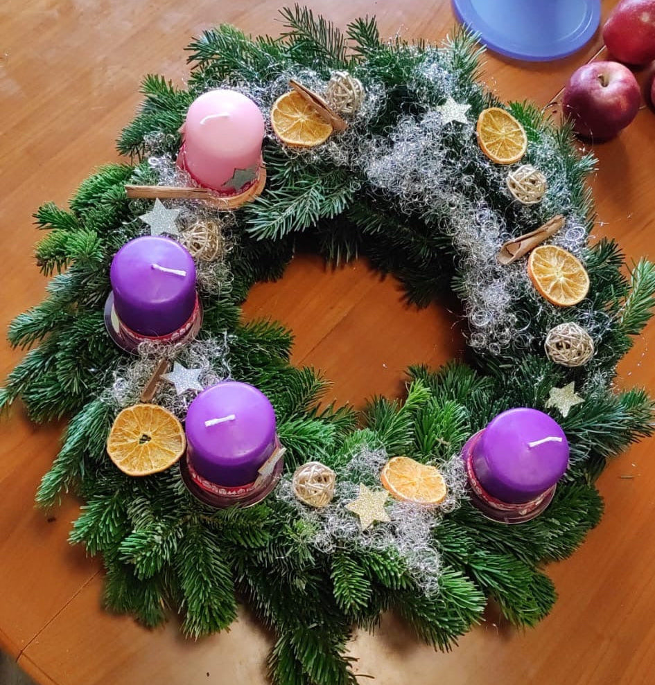 Adventskranz - Individuell gestallten Plottarie Manufaktur