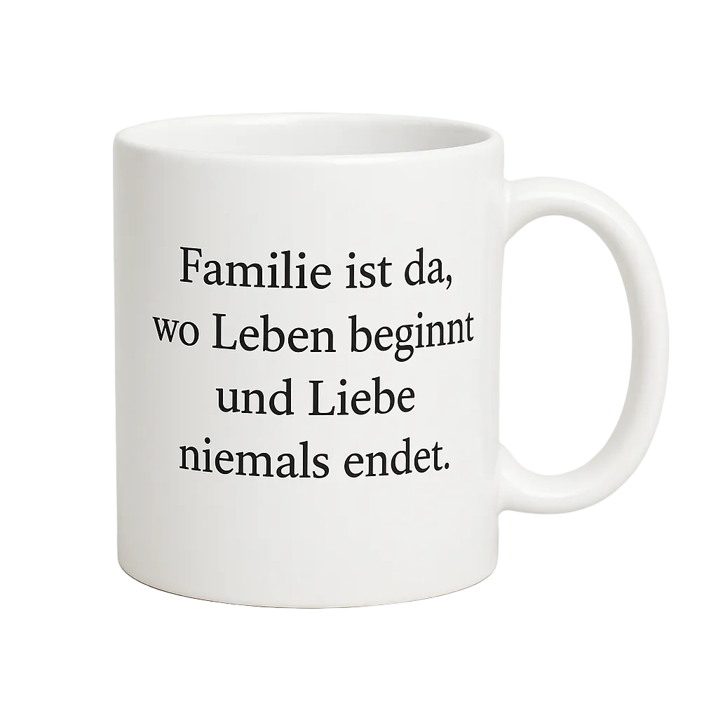 Tasse mit Bild & Spruch Plottarie Manufaktur