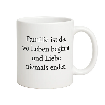 Tasse mit Bild & Spruch Plottarie Manufaktur