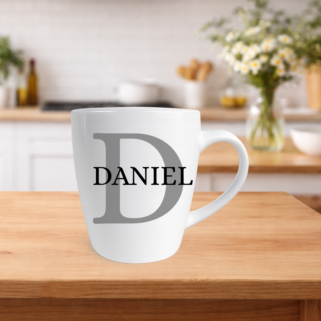 Personalisierte Tasse mit Spruch Plottarie Manufaktur