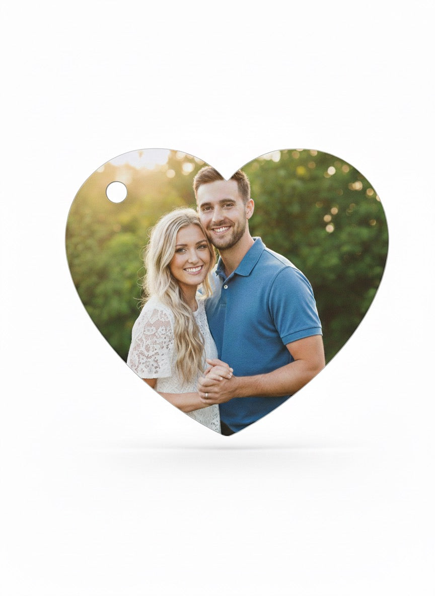 Schlüsselanhänger mit Foto | Fotoschlüsselanhänger | Beidseitig bedruckt Plottarie Manufaktur