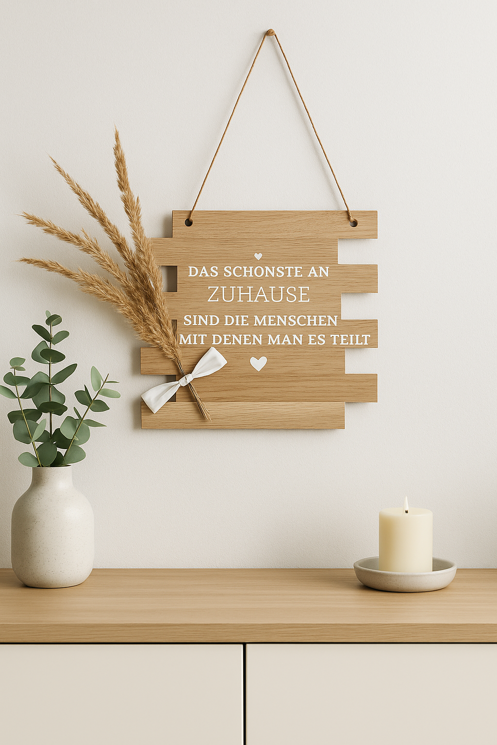 Holzschild mit Spruch - Personalisierbar Craftskram