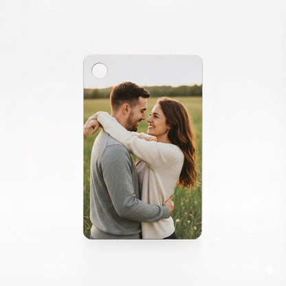 Schlüsselanhänger mit Foto | Fotoschlüsselanhänger | Beidseitig bedruckt Plottarie Manufaktur