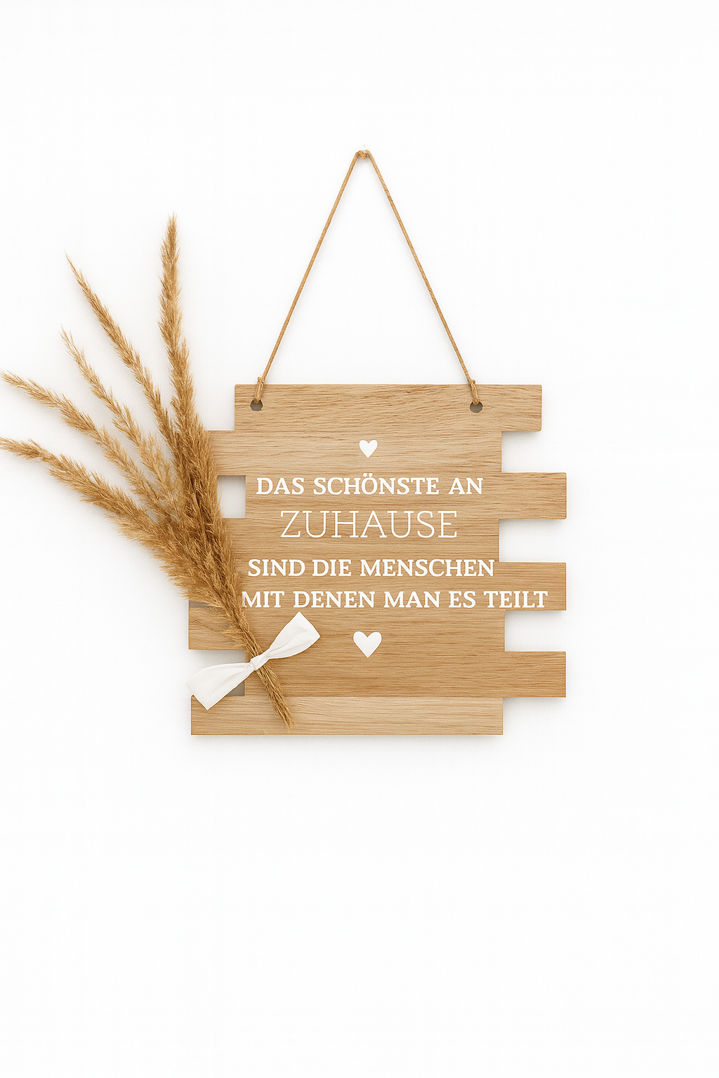 Holzschild mit Spruch - Personalisierbar Craftskram
