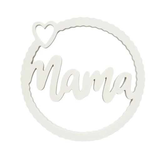 Mama Deko-Schild aus Raysin – Handgemacht mit Herz Craftskram